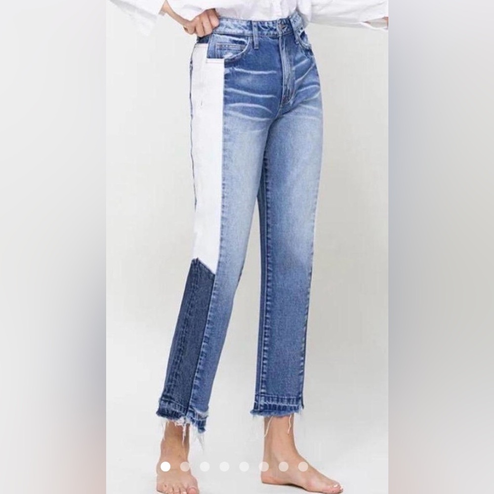 Vervet Stylish Two-Tone Women Jeans 28